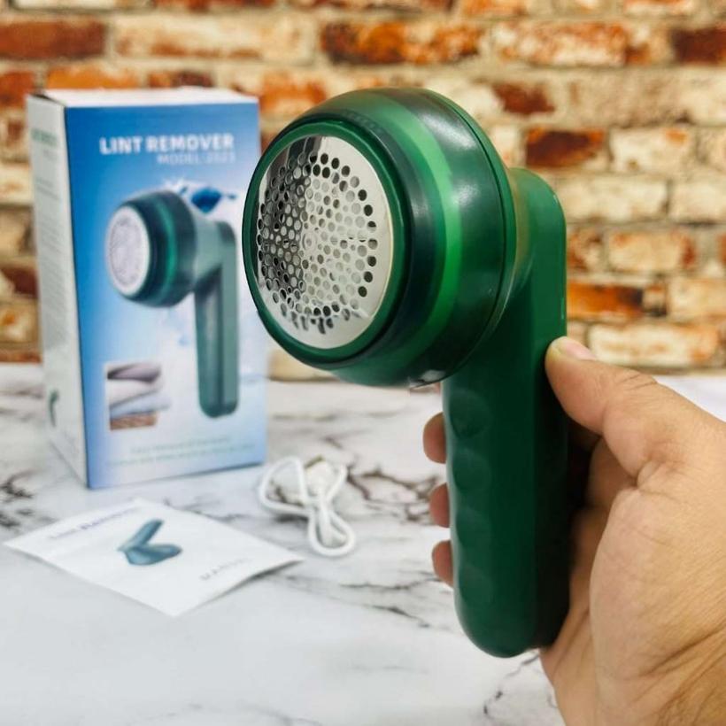 Portable Lint Remover Green 1200mAh Battery