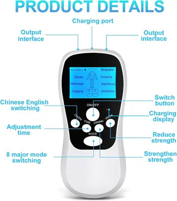 TENS Machine For Pain Relief Rechargeable Tens Electric Massager
